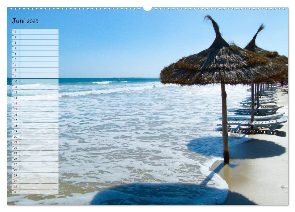 Mahdia Beach (CALVENDO Premium Wandkalender 2025)