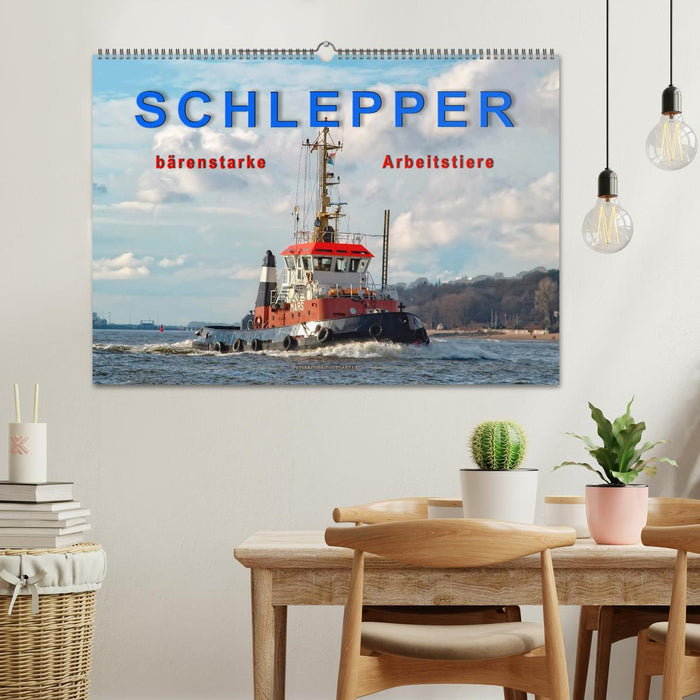 Schlepper - bärenstarke Arbeitstiere (CALVENDO Wandkalender 2025)