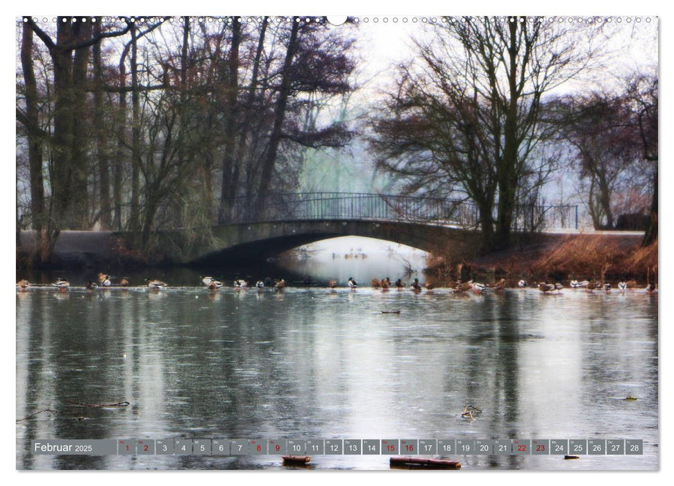 Idyllografische Wasser-Spiegel (CALVENDO Premium Wandkalender 2025)