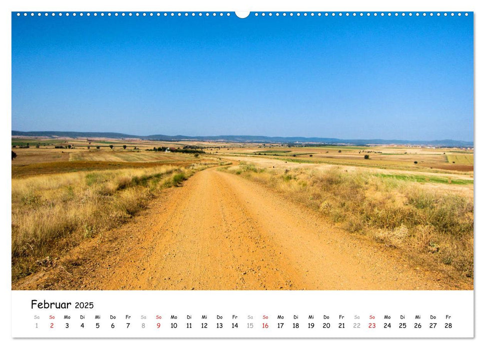 Jakobsweg - Camino Sanabres (CALVENDO Premium Wandkalender 2025)