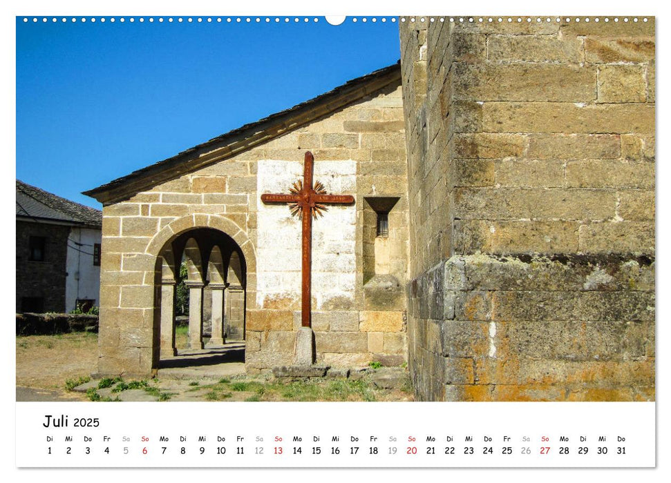 Jakobsweg - Camino Sanabres (CALVENDO Premium Wandkalender 2025)