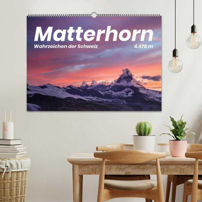 Matterhorn - Wahrzeichen der Schweiz (CALVENDO Wandkalender 2025)