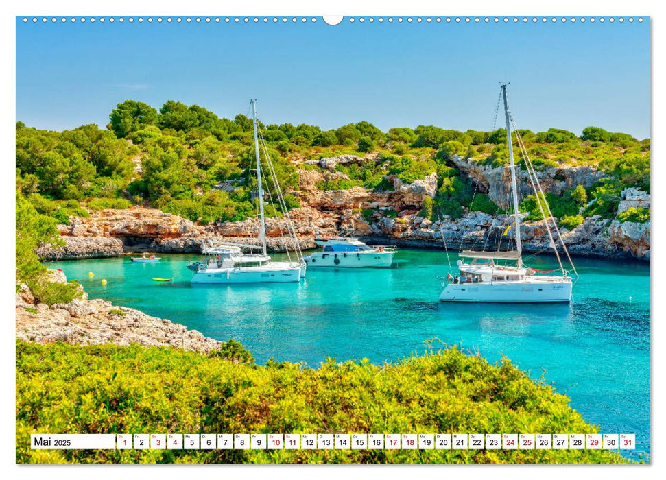 Mallorca - Schöne Impressionen der Insel (CALVENDO Premium Wandkalender 2025)