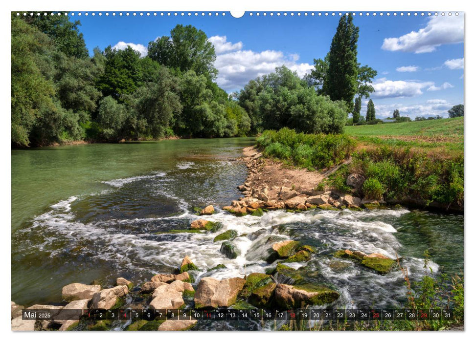 Ketsch am Rhein (CALVENDO Premium Wandkalender 2025)