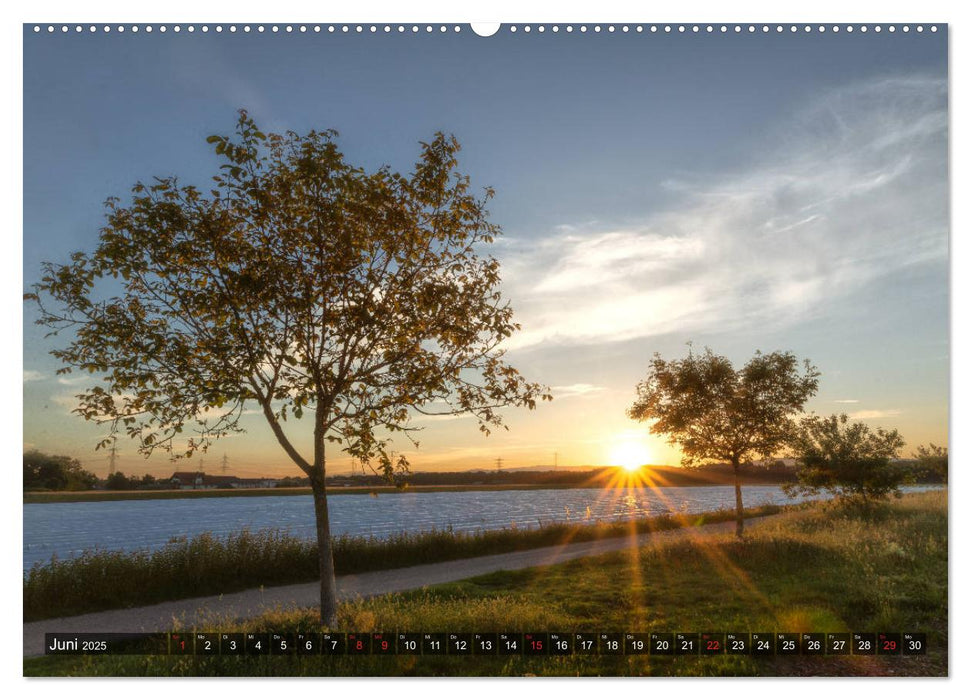 Ketsch am Rhein (CALVENDO Premium Wandkalender 2025)