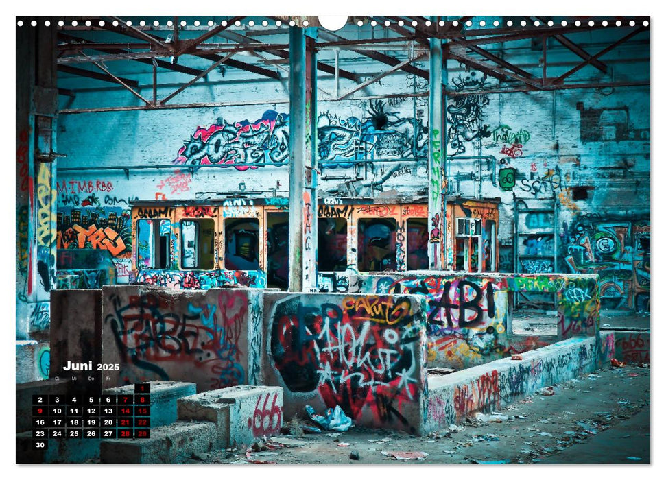 Verlassene Orte - Lost Places (CALVENDO Wandkalender 2025)