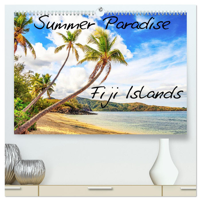 Summer Paradise Fiji (CALVENDO Premium Wandkalender 2025)