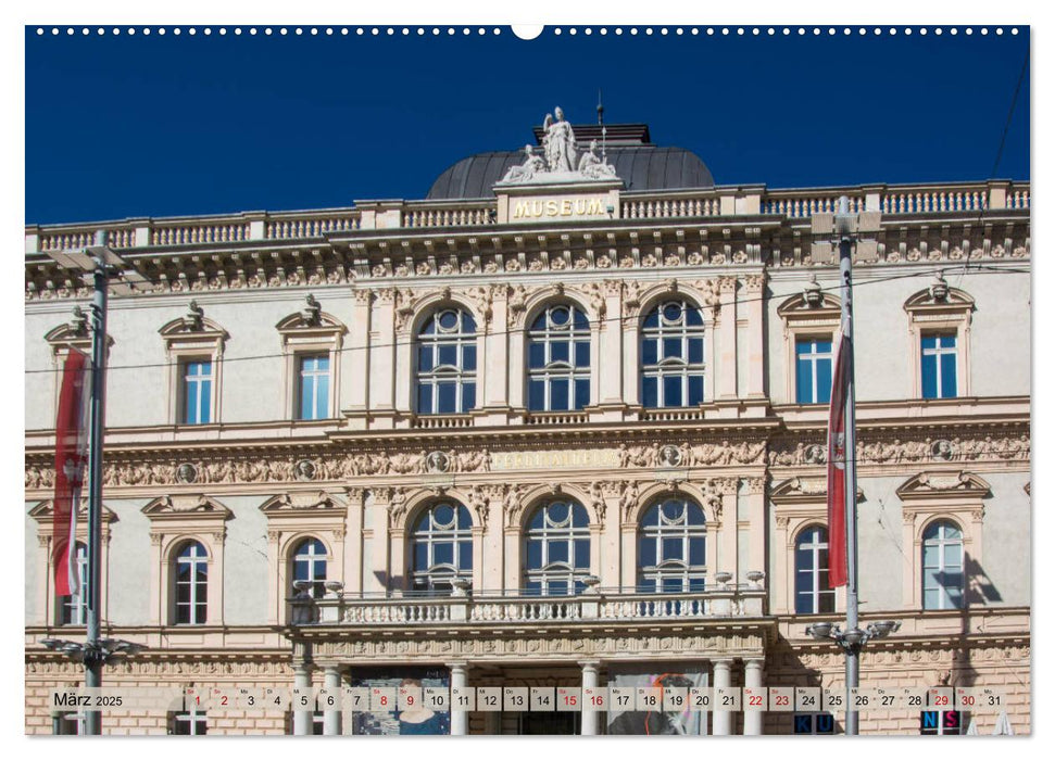 Innsbruck - Die Stadt im Herzen der Alpen (CALVENDO Premium Wandkalender 2025)