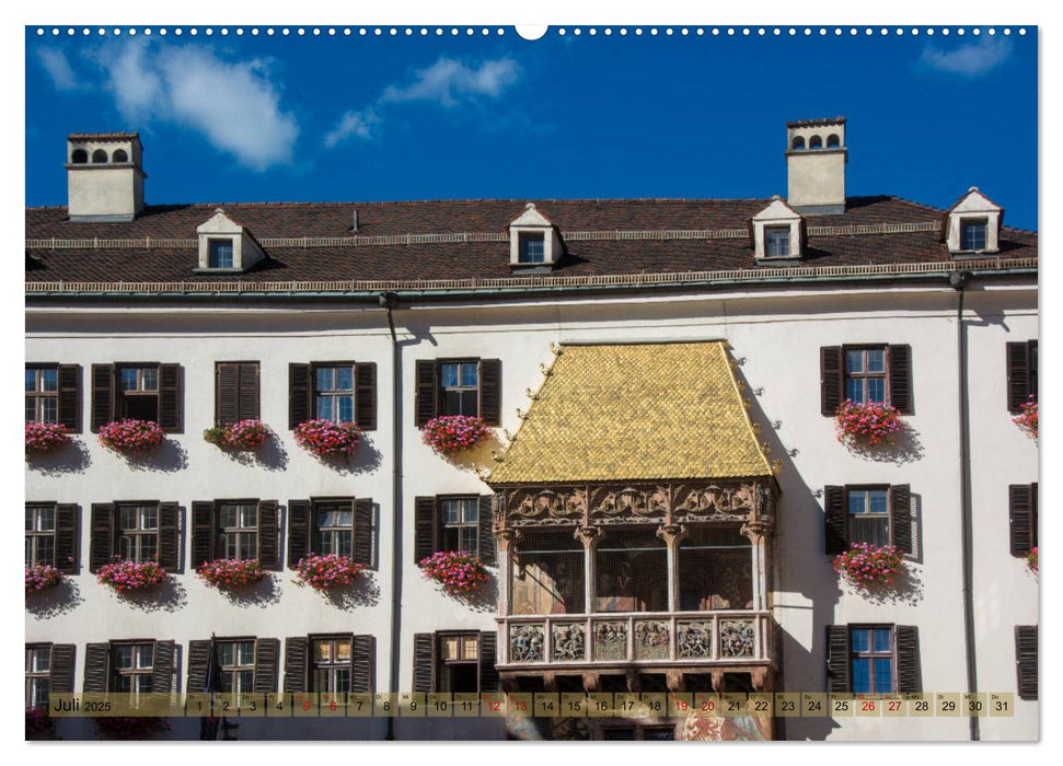 Innsbruck - Die Stadt im Herzen der Alpen (CALVENDO Premium Wandkalender 2025)