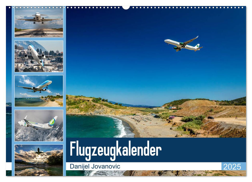 Flugzeugkalender 2025 (CALVENDO Wandkalender 2025)