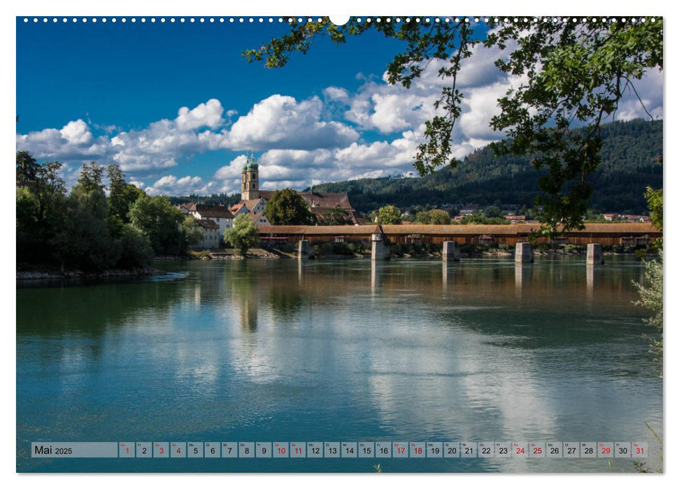 Bad Säckingen - Die Perle am Hochrhein (CALVENDO Premium Wandkalender 2025)