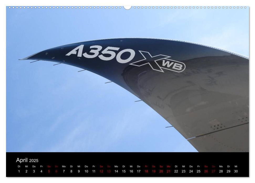 Airbus A350 Hautnah (CALVENDO Premium Wandkalender 2025)