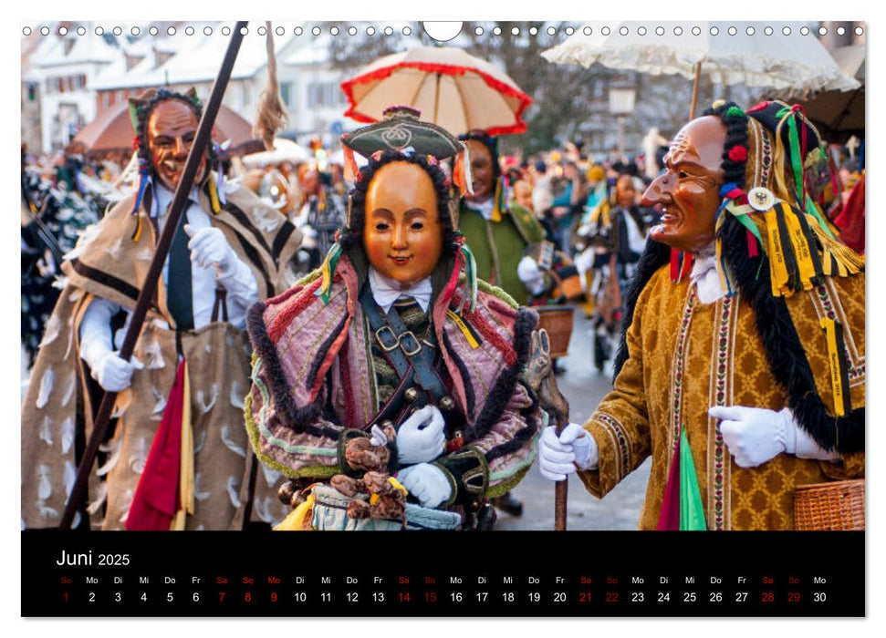 Die Rottweiler Fastnacht (CALVENDO Wandkalender 2025)