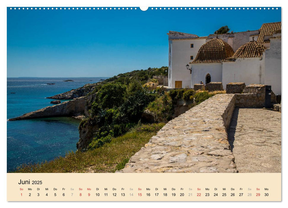 Ibiza Dalt Vila, Sa Penya und La Marina (CALVENDO Premium Wandkalender 2025)