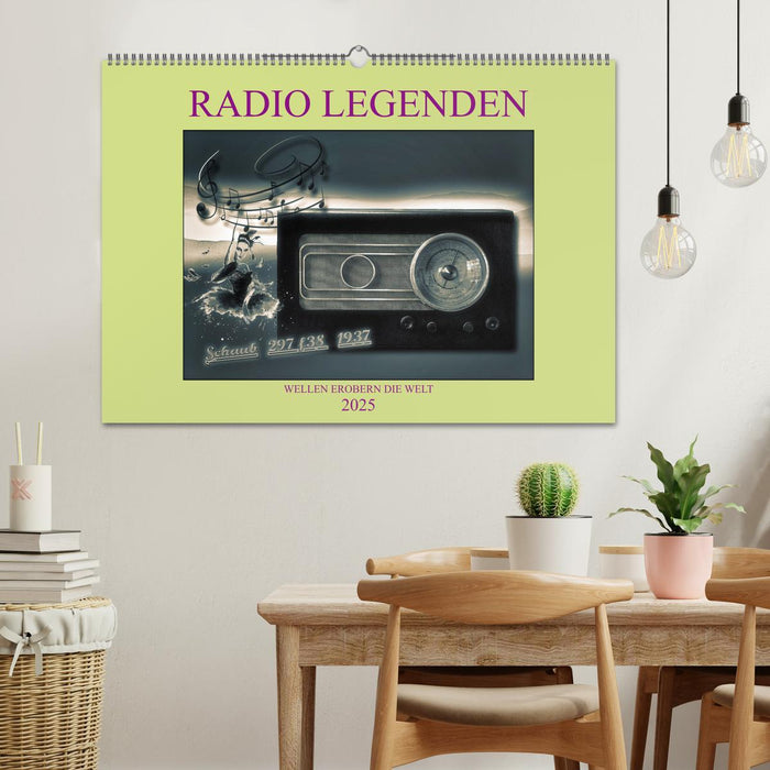 RADIO LEGENDEN (CALVENDO Wandkalender 2025)