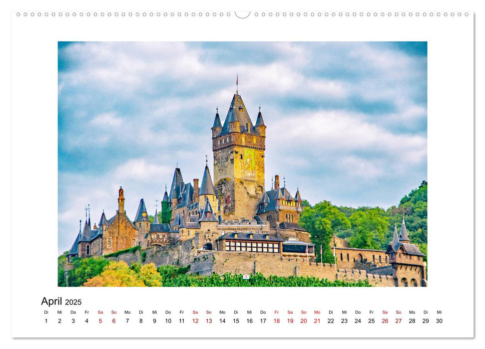 Cochem - an der Mosel (CALVENDO Premium Wandkalender 2025)