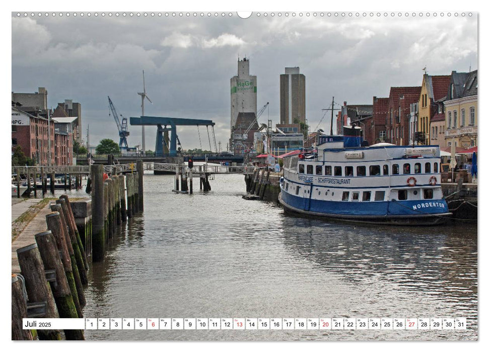 Die Nordsee zwischen Stade und Pellworm (CALVENDO Premium Wandkalender 2025)