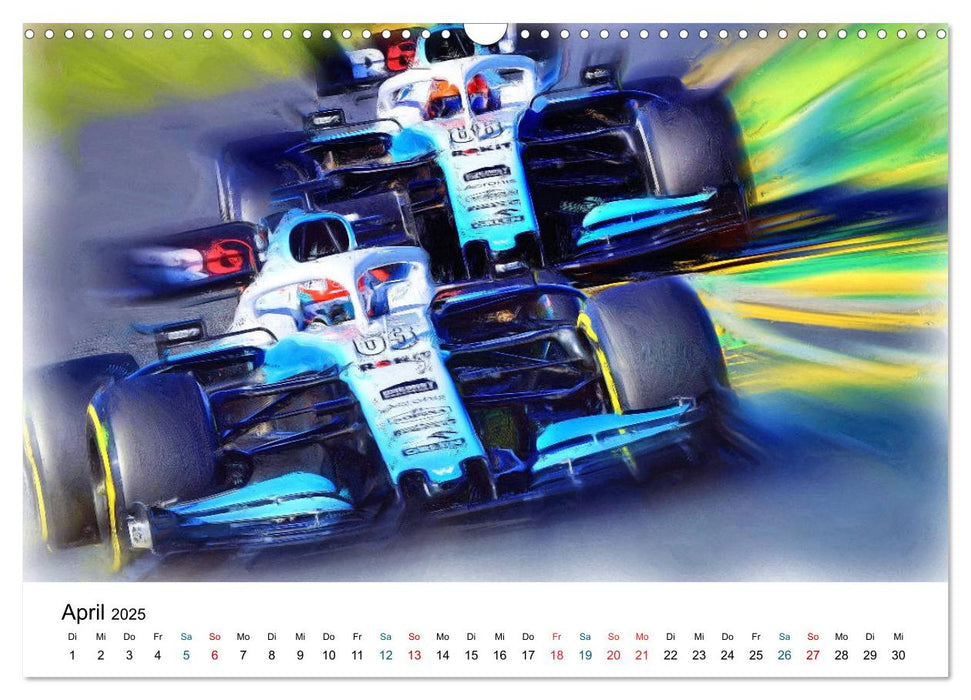 Königsklasse FORMEL 1 (CALVENDO Wandkalender 2025)