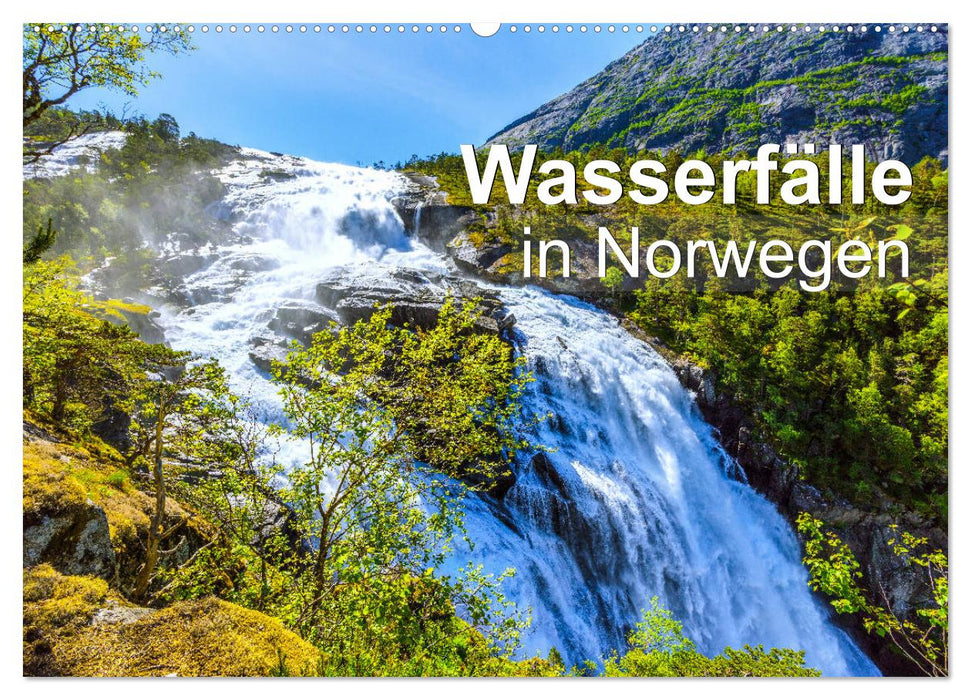 Wasserfälle in Norwegen (CALVENDO Wandkalender 2025)