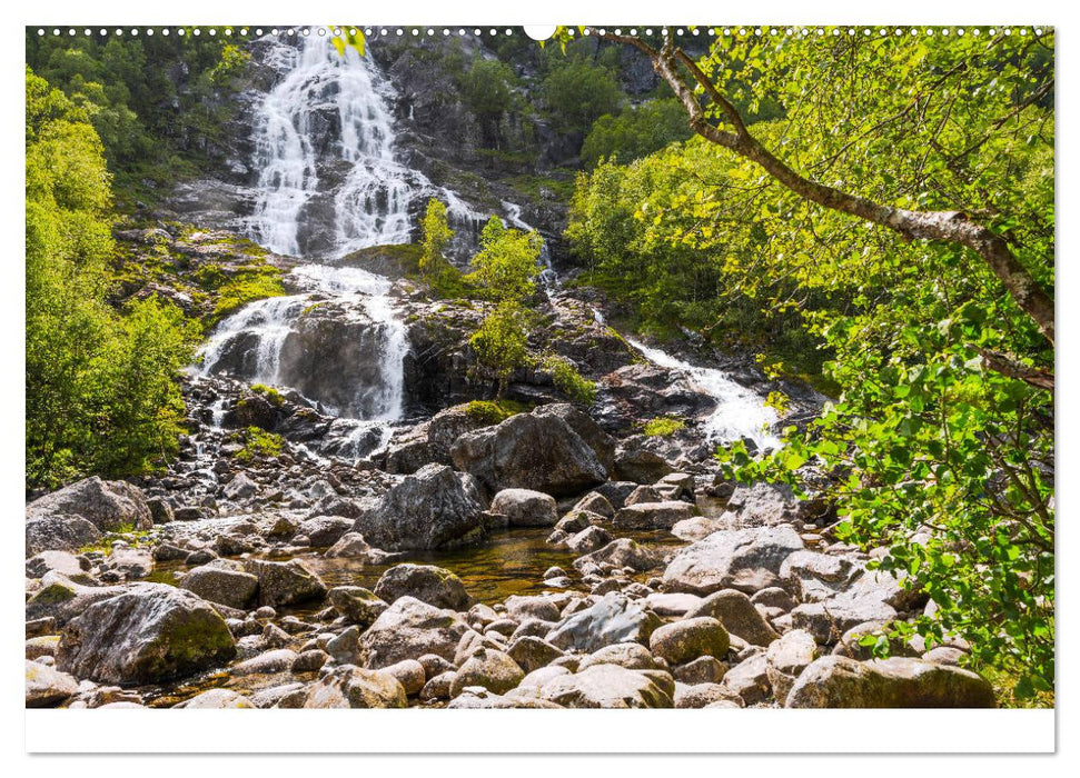 Wasserfälle in Norwegen (CALVENDO Wandkalender 2025)