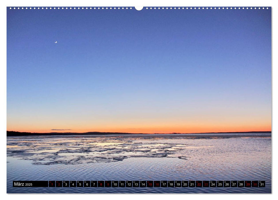 Das Meer bei Steinhude (CALVENDO Premium Wandkalender 2025)