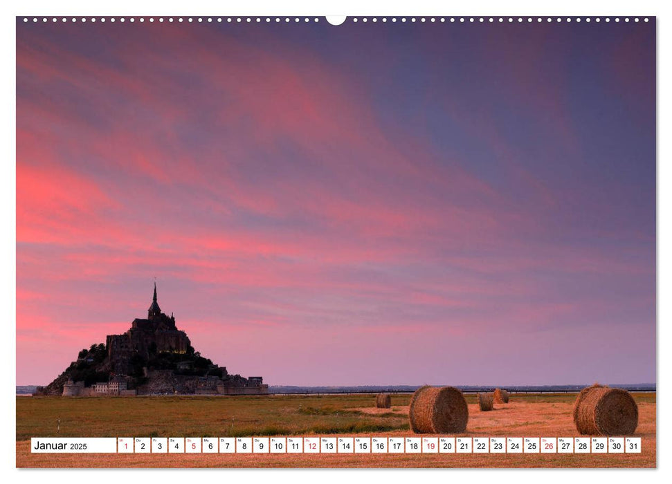 Der Mont Saint Michel (CALVENDO Premium Wandkalender 2025)