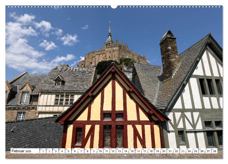 Der Mont Saint Michel (CALVENDO Premium Wandkalender 2025)