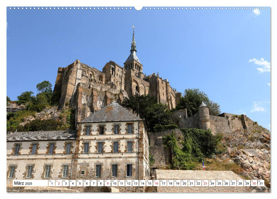 Der Mont Saint Michel (CALVENDO Premium Wandkalender 2025)