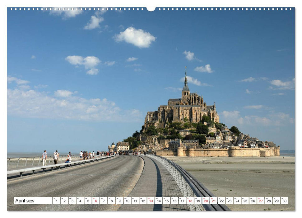 Der Mont Saint Michel (CALVENDO Premium Wandkalender 2025)