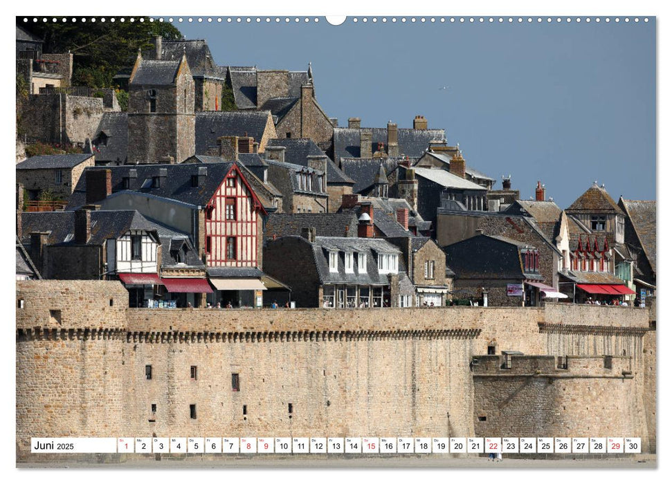 Der Mont Saint Michel (CALVENDO Premium Wandkalender 2025)