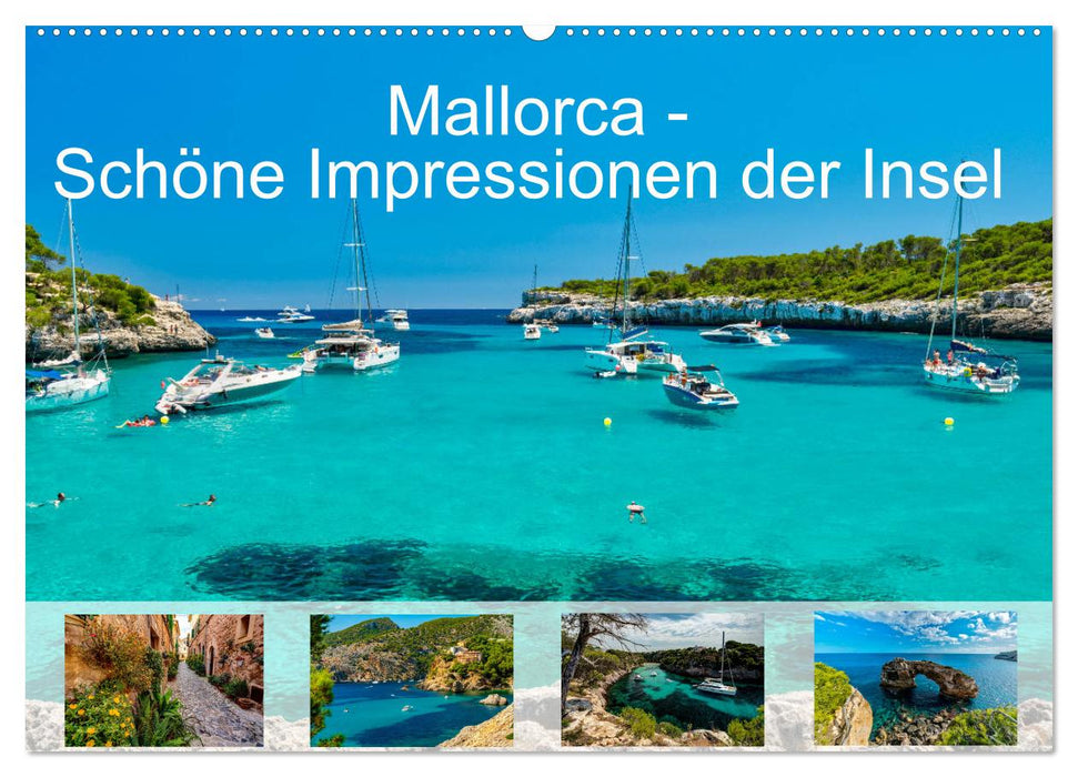 Mallorca - Schöne Impressionen der Insel (CALVENDO Wandkalender 2025)