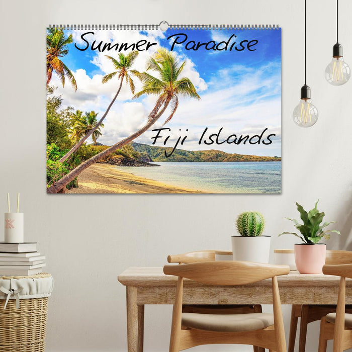 Summer Paradise Fiji (CALVENDO Wandkalender 2025)