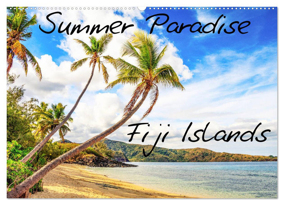 Summer Paradise Fiji (CALVENDO Wandkalender 2025)