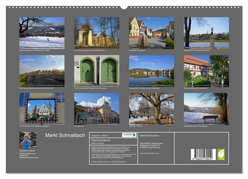 Markt Schnaittach (CALVENDO Premium Wandkalender 2025)