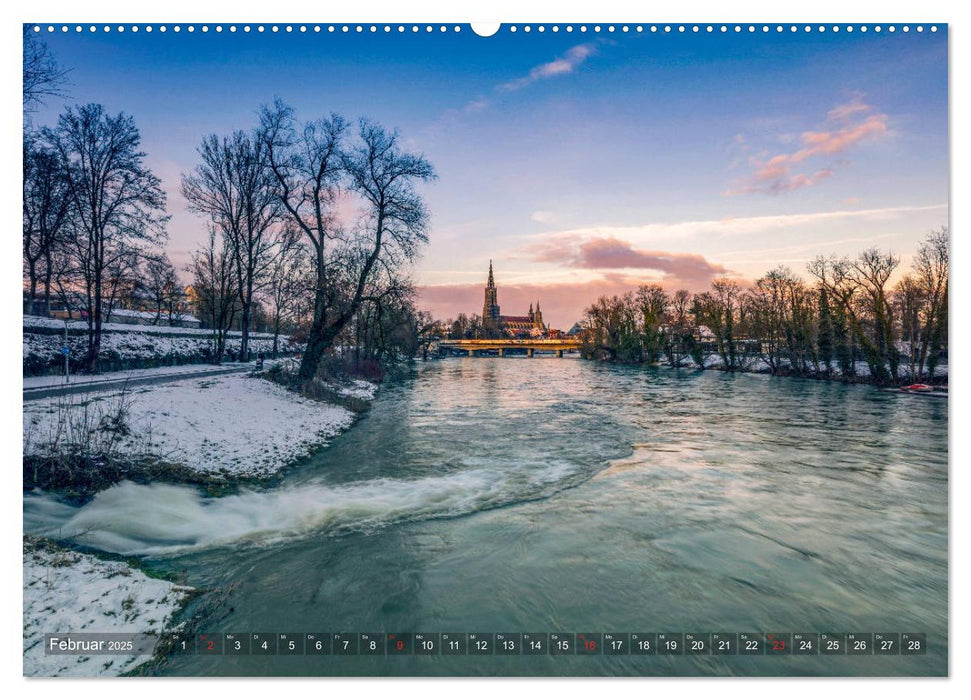 Ulm für Nestspatzen (CALVENDO Wandkalender 2025)