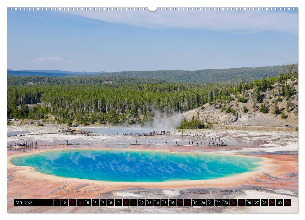 Wunderwelt Yellowstone 2025 (CALVENDO Premium Wandkalender 2025)