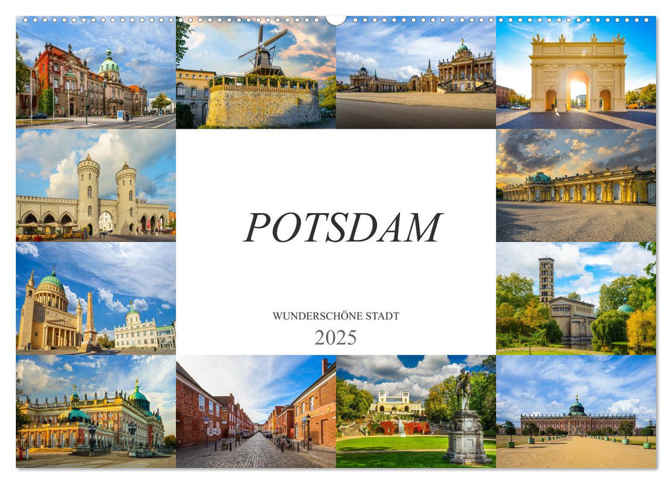 Potsdam Wunderschöne Stadt (CALVENDO Wandkalender 2025)