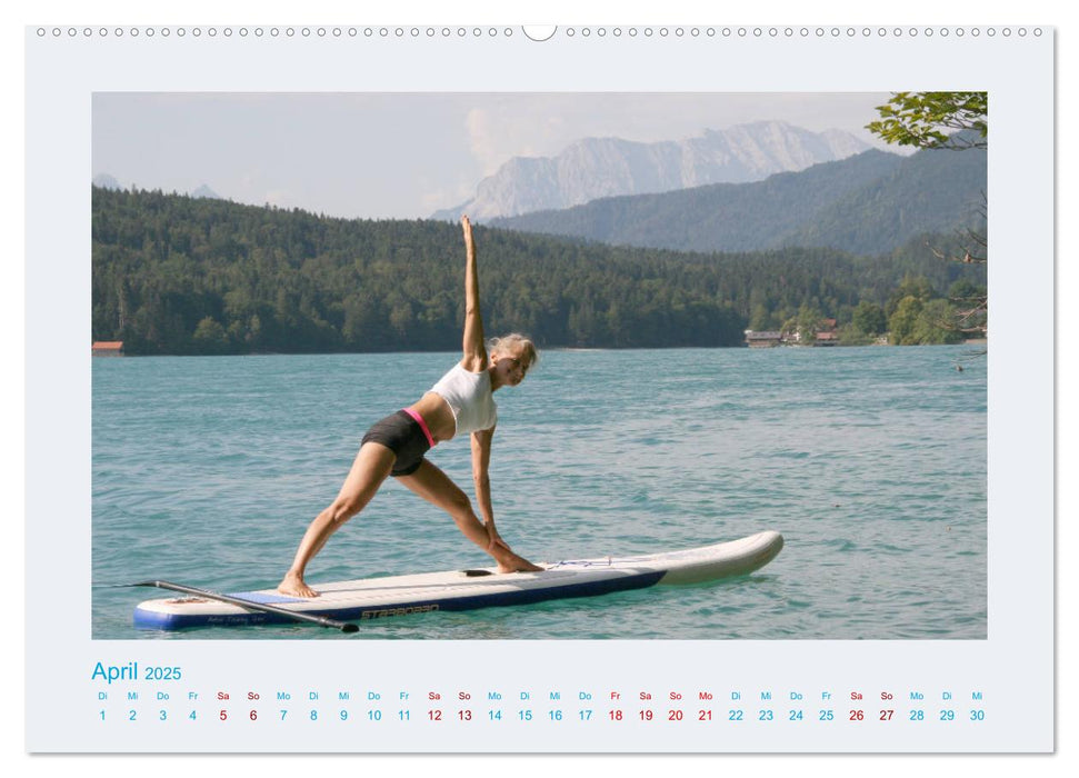 Faszination Yoga - SUP (CALVENDO Premium Wandkalender 2025)