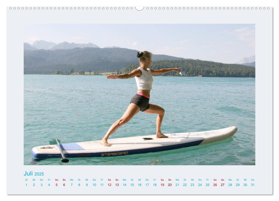 Faszination Yoga - SUP (CALVENDO Premium Wandkalender 2025)