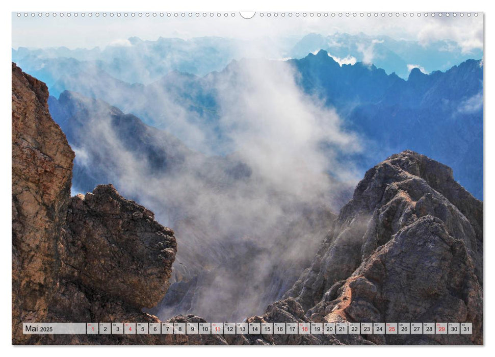 Zugspitze - Der höchste Berg Deutschlands (CALVENDO Premium Wandkalender 2025)