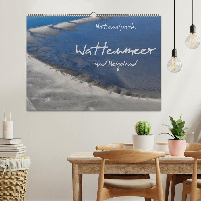 Naturpark Wattenmeer und Helgoland (CALVENDO Wandkalender 2025)