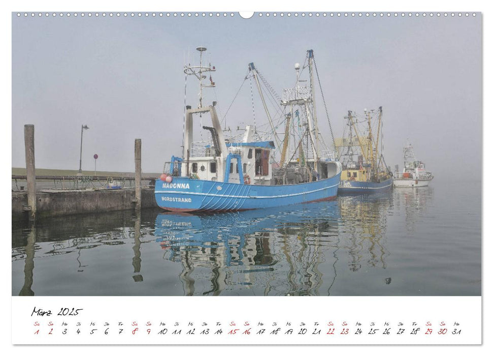 Naturpark Wattenmeer und Helgoland (CALVENDO Wandkalender 2025)