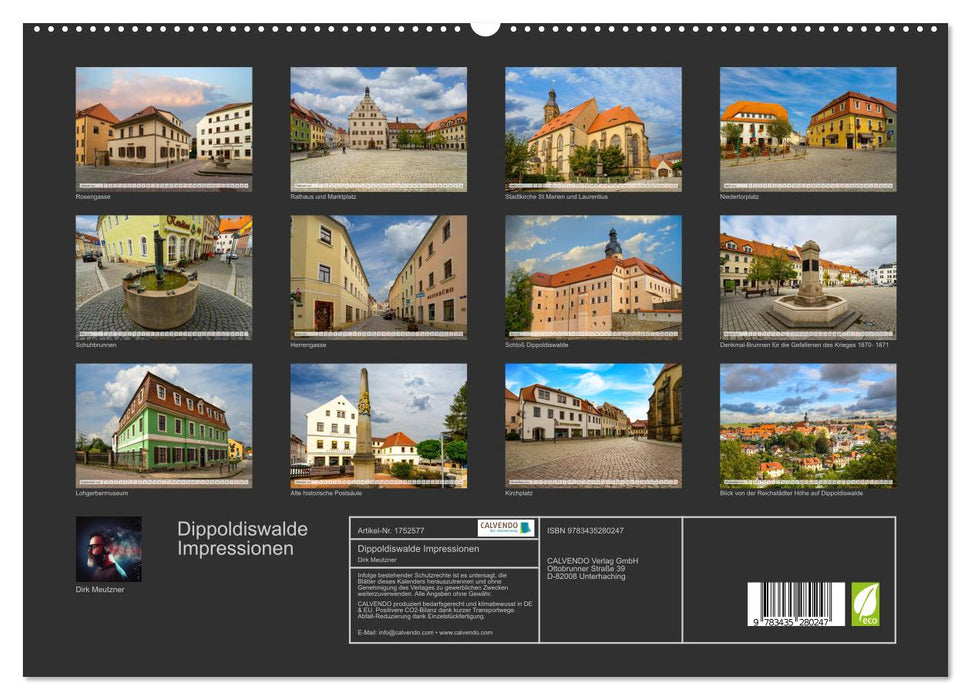 Dippoldiswalde Impressionen (CALVENDO Premium Wandkalender 2025)