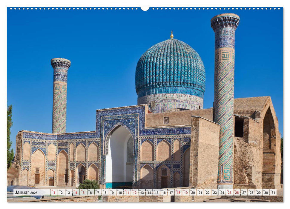 Usbekistan Mythos Seidenstraße hautnah (CALVENDO Premium Wandkalender 2025)