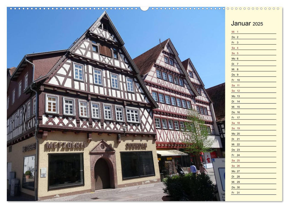 Calw erleben (CALVENDO Premium Wandkalender 2025)