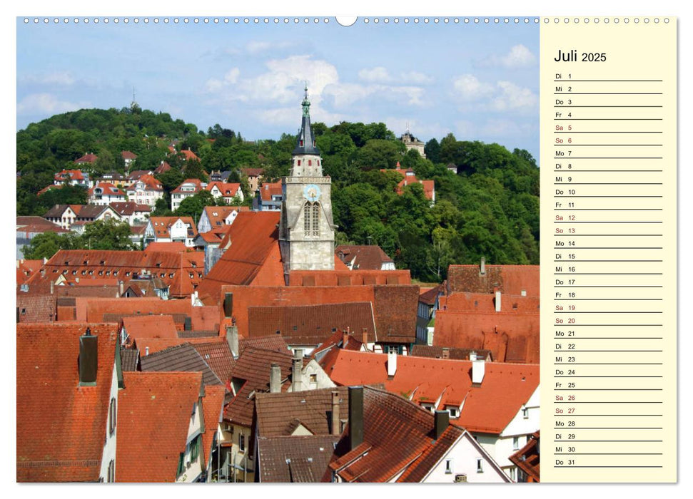 Tübingen erleben (CALVENDO Premium Wandkalender 2025)