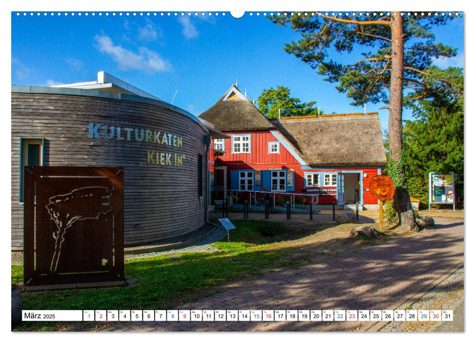 Prerow auf dem Darß - Sehnsuchtsort an der Ostsee (CALVENDO Wandkalender 2025)