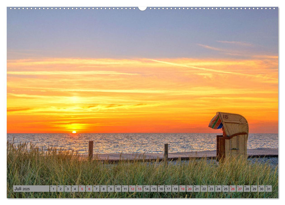 DEUTSCHLAND - Licht am Meer (CALVENDO Premium Wandkalender 2025)