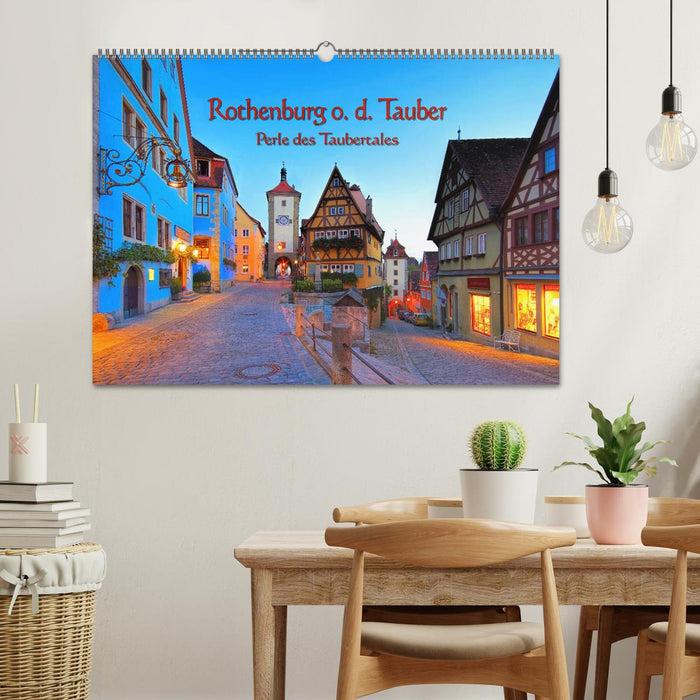 Rothenburg o. d. Tauber - Perle des Taubertales (CALVENDO Wandkalender 2025)