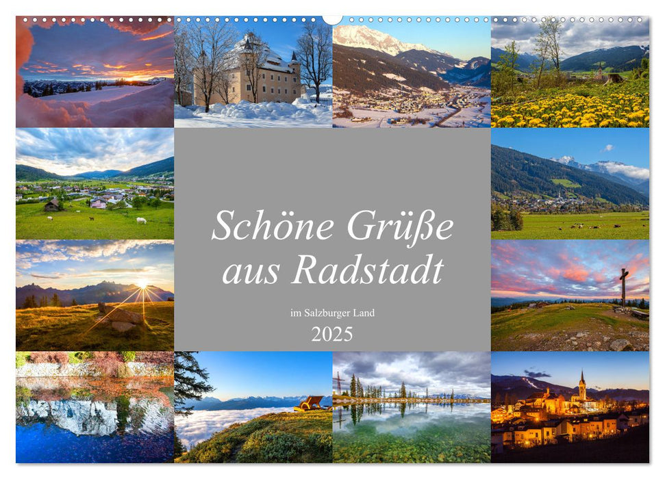 Schöne Grüße aus Radstadt (CALVENDO Wandkalender 2025)